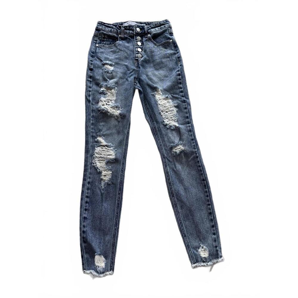Tinseltown Women’s‎ Distressed JEANS SIZE 3
